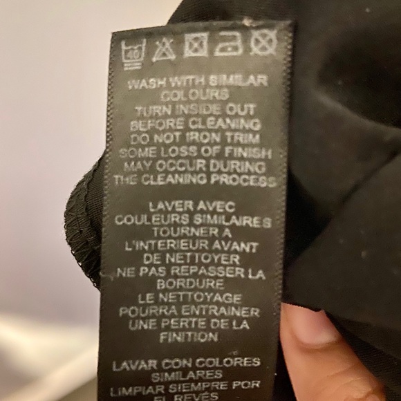 ASOS black and white pattern studded dress shorts - Picture 5 of 5